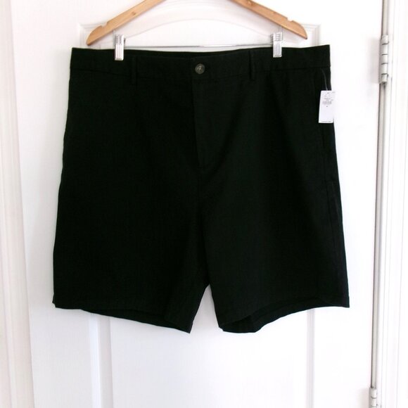 New 2 Pair Lot Men's Old Navy Chino Built-In Flex Shorts Black & Gray 44 - Picture 9 of 15